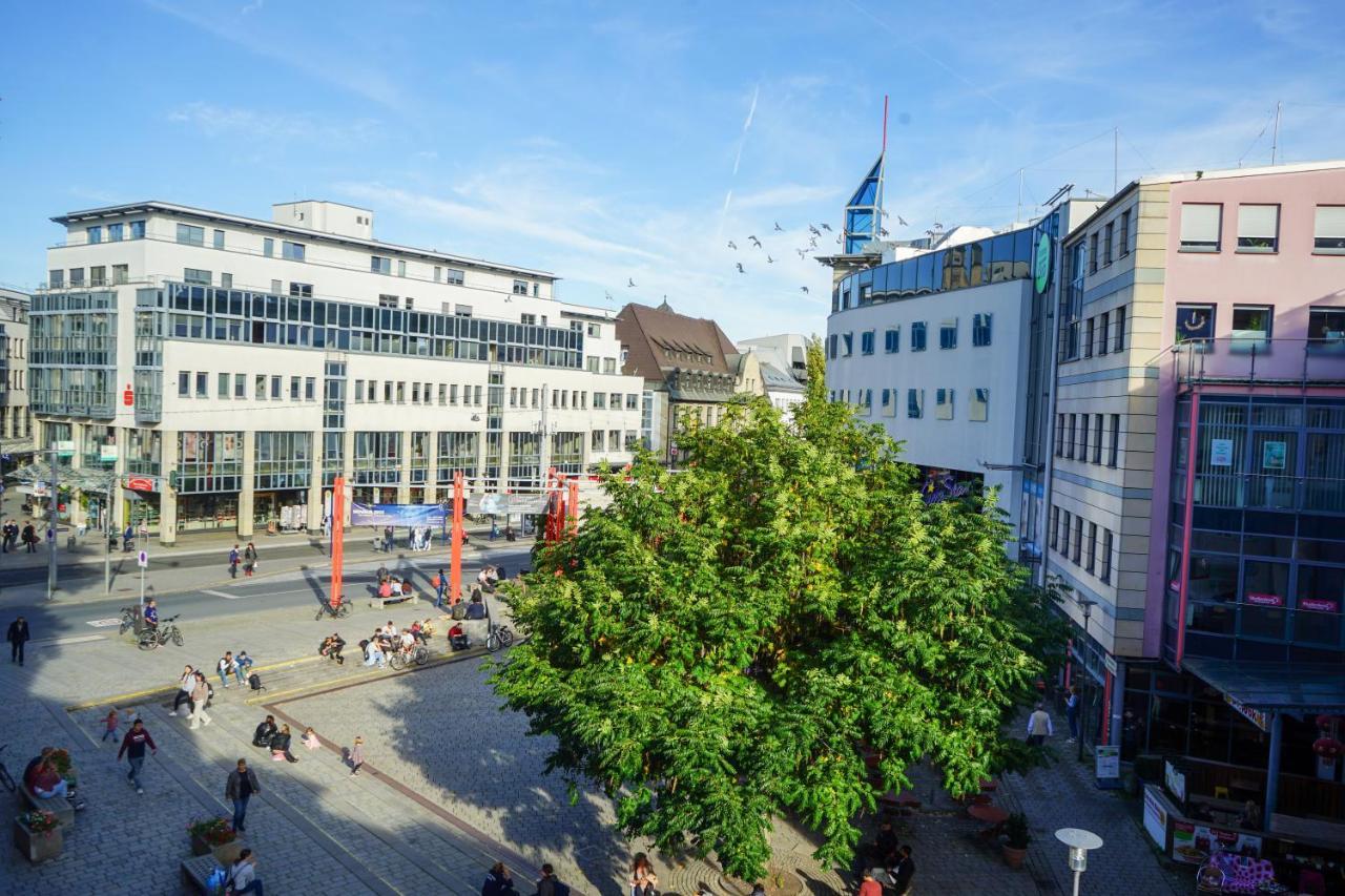 3-Raum City-Appartement Jena Dış mekan fotoğraf