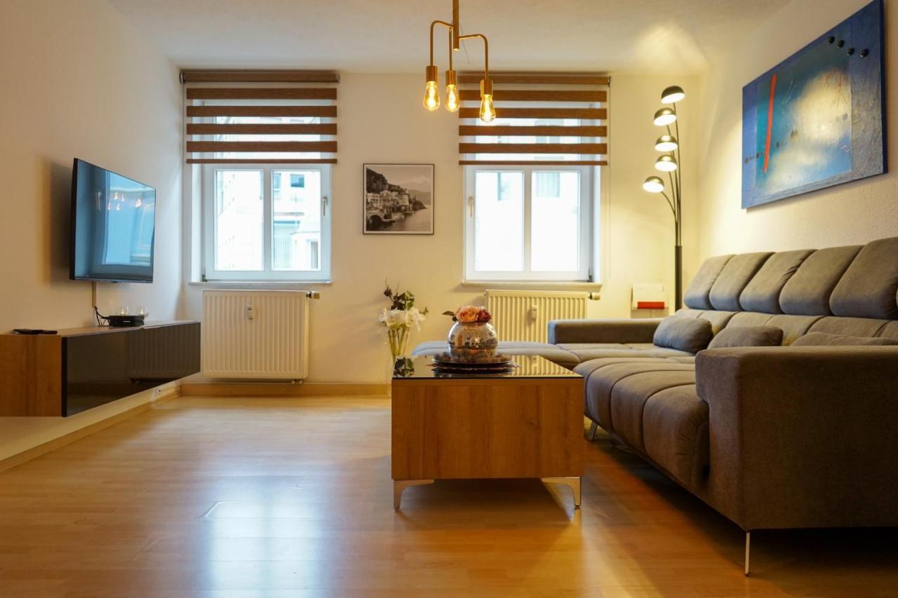 3-Raum City-Appartement Jena Dış mekan fotoğraf